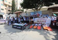 وقفة احتجاجية للمطالبة باسترداد جثامين الشهداء الأسرى