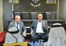 الهباش وجبر يلتقيان وفدًا من شيوخ العشائر الفلسطينية