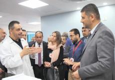 افتتاح المرحلة الأولى من مشروع الاستقبال بمجمع الشفاء الطبي في غزة