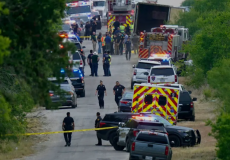 شاحنة المهاجرين في سان أنطونيو بتكساس