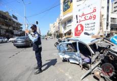 شرطة  المرور في غزة - ارشيف