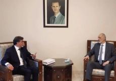 عبد الهادي يبحث آخر التطورات الفلسطينية مع الخارجية السورية