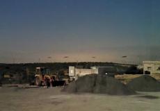 خلال عملية الانزال الجوي التي نفذها التحالف الجوي