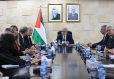 اشتية يلتقي وفداً من مجلس الشيوخ الفرنسي