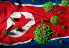 صورة تعبيرية لفيروس كورونا في كوريا الشمالية.PNG