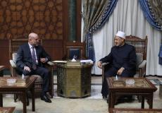 الدكتور محمود الهباش والإمام الدكتور أحمد الطيب شيخ الأزهر الشريف