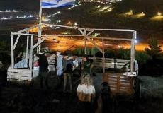 بؤرة استيطانية يتم إنشاؤها