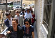 رؤساء بعثات دبلوماسية أوروبية يزورون وادي قدوم في القدس