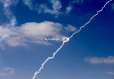 إطلاق 10 صواريخ من شمال غزة على عسقلان