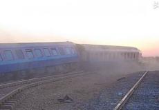 قتلى وجرحى جراء انحراف قطار عن مساره في ايران