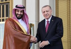 الرئيس التركي يستقبل ولي العهد السعودي