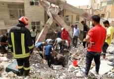 انهيار مبنى في إيران