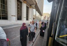 لجنة المواصلات ببعثة الحج الفلسطينية تواصل عملها لراحة الحجاج