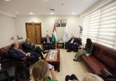 لقاء المالكي مع مبعوث الاتحاد الأوروبي لعملية السلام