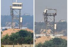 كتائب القسام تعيد ترميم مرصد دمره الاحتلال شمال غزة