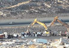 قوات الاحتلال تهدم منشاَت زراعية - توضيحية