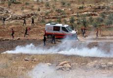 قمع الاحتلال فعالية جنوب نابلس