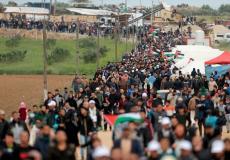 مسيرات العودة على حدود غزة - توضيحية