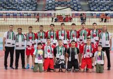 منتخب فلسطين لكرة الطائرة يفوز على نظيره القطري