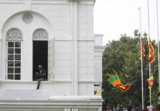 مشاهد من اقتحام المتظاهرين لمقر الرئاسة السريلانكية