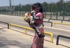 لحظة المذيعة الاردنية احلام العجارمة مع ابنها في تركيا