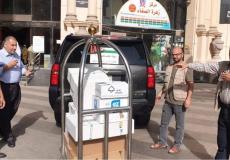 البعثة الطبية المرافقة لحجاج فلسطين تتسلم ادوية من وزارة الأوقاف