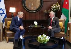 تفاصيل اجتماع ملك الأردن مع رئيس وزراء إسرائيل في عمان