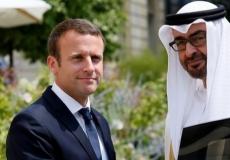 الرئيس الاماراتي محمد بن زايد آل نهيان والرئيس الفرنسي إيمانويل ماكرون - ارشيف