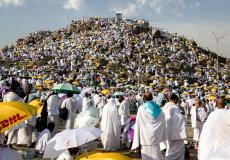 الحجاج على جبل عرفات في يوم عرفة - أرشيفية