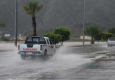 هطول أمطار على جازان السعودية