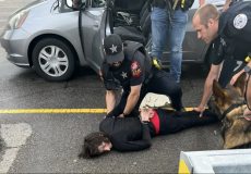 لحظة اعتقال منفذ هجوم شيكاغو الأمريكية