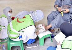 450 متطوعاً من طلبة الطب لخدمة الحجاح في مكة المكرمة