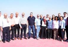 من احتفال أسوشيتيد برس بإعادة فتح مكتبها في غزة