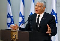 رئيس الوزراء الاسرائيلي الانتقالي يائير لابيد