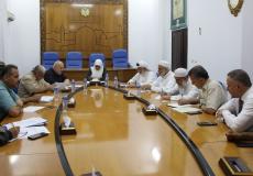 غزة: لجنة الرقابة بالتشريعي تبحث مع الداخلية الحالة الأمنية في القطاع