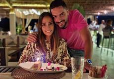 أحدث صورة لزوجة حسن الشافعي اللبنانية بمناسبة يوم ميلادها