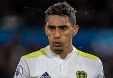 المهاجم البرازيلي رافينيا لاعب ليدز يونايتد الإنجليزي