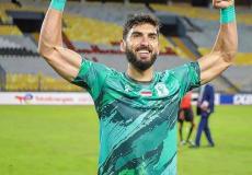 اللاعب الفلسطيني ياسر حمد