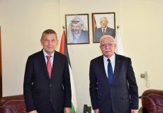 قاء المالكي بالمفوض العام للأونروا لاريزاني