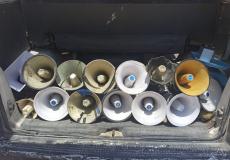 شرطة البلديات تصادر 350 مكبرًا للصوت من الباعة المتجولين