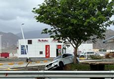 السيول في الإمارات