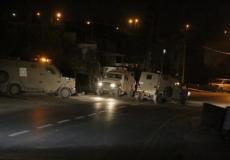 جيش الاحتلال على حاجز عسكري في نابلس - ارشيف