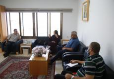 وفد من أنيرا يزور برنامج غزة للصحة النفسية لبحث سبل التعاون