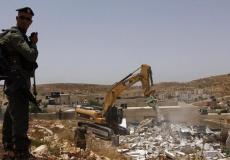 الجيش الإسرائيلي يهدم مبنى سكني في أريحا - أرشيفية