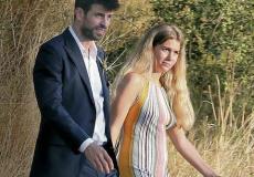 آخر ظهور لجيرارد بيكيه نجم نادي برشلونة مع صديقته الجديدة 