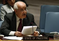 مندوب فلسطين الدائم لدى الأمم المتحدة السفير رياض منصور