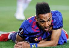 لاعب برشلونة " بيير ايميريك أوباميانج