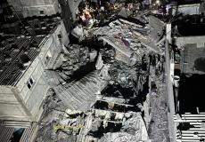 القصف الإسرائيلي الذي استهدف غرب رفح