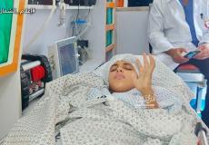 مغادرة الطفلة الغزية رهف سلمان في رحلة علاجية إلى تركيا