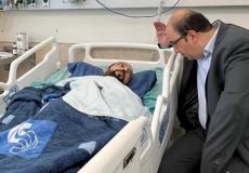 النائب سامي أبو شحادة في زيارة الاسير خليل عواودة
